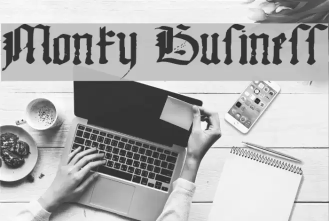 Monky Business Font examples