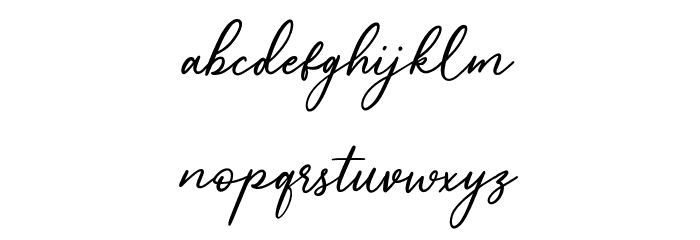 Monnolitic Free Regular Font LOWERCASE