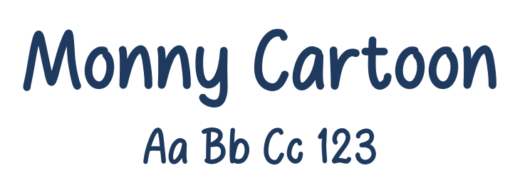 Monny Cartoon Font Preview