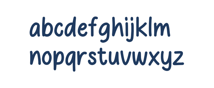 Monny Cartoon Lowercase