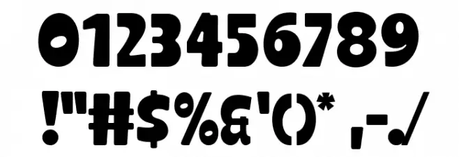 Mono Polz Font OTHER CHARS