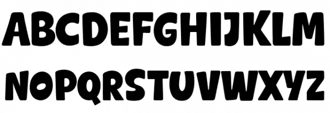 Mono Polz Schriftart Groß