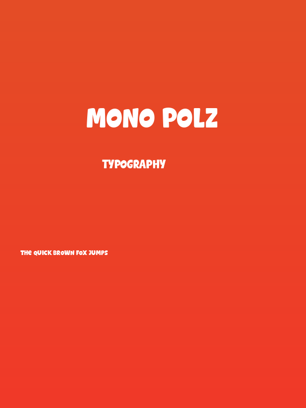 Mono Polz Poster