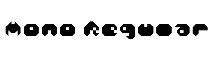 Mono Regular  免费字体下载