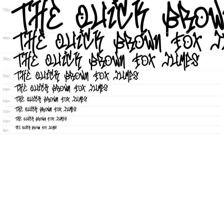 Mono Seahorse Graffiti Waterfall