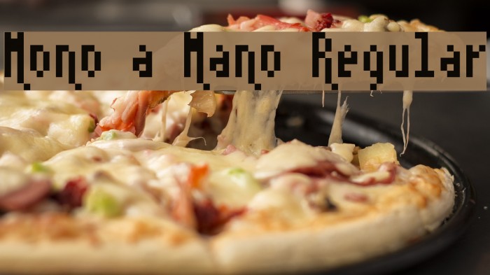 Mono a Mano Regular Font examples