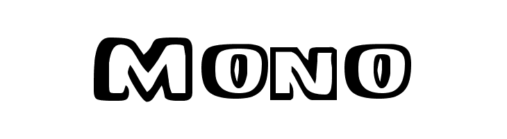 Mono  フリーフォントのダウンロード