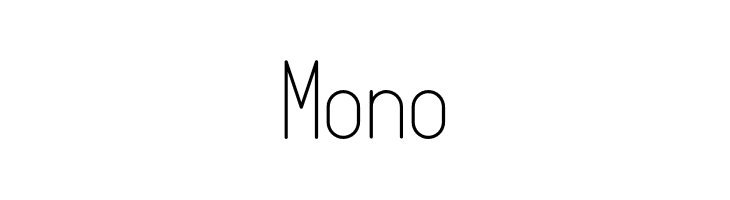 Mono Font - FFonts.net