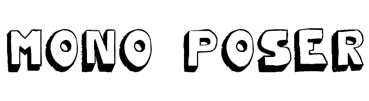 Mono2poser  नि: शुल्क फ़ॉन्ट्स डाउनलोड