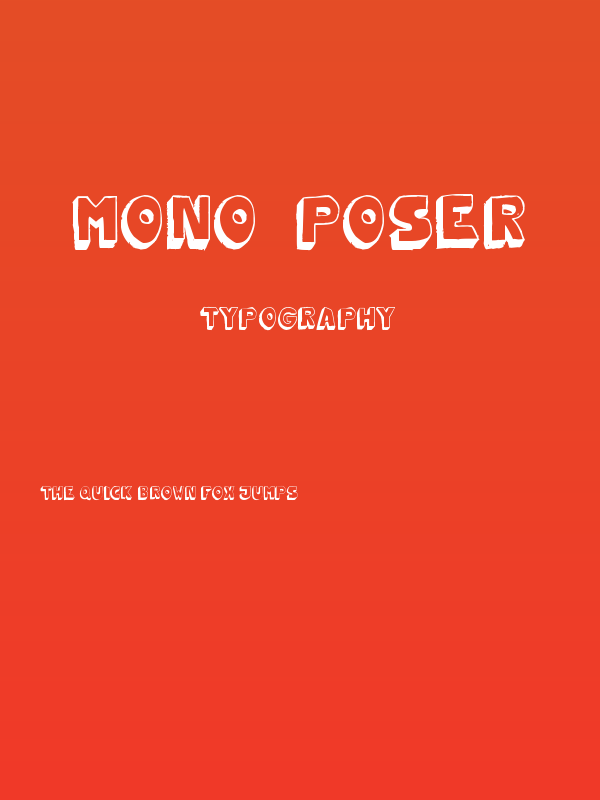 Mono2poser Poster