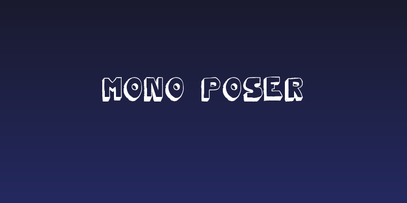 Mono2poser Social Header