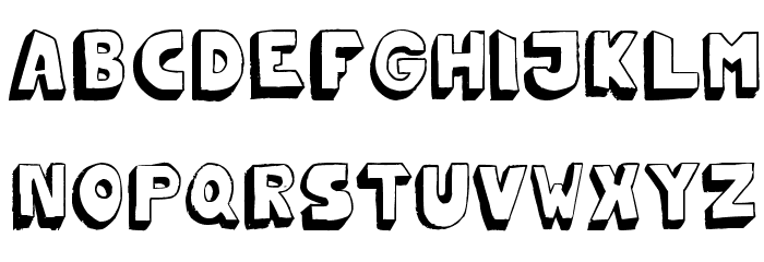 Mono2poser Font LOWERCASE