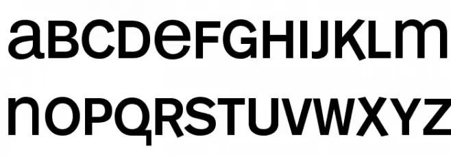 MonoAlphabet Regular Polices MAJUSCULES