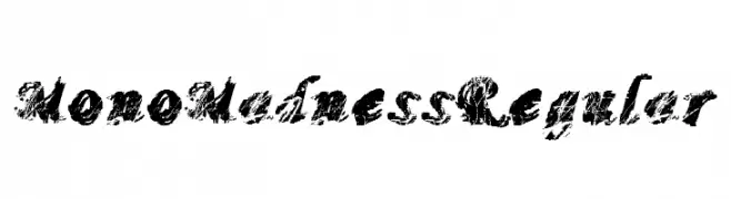 MonoMadnessRegular  नि: शुल्क फ़ॉन्ट्स डाउनलोड