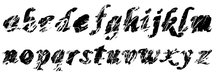 MonoMadnessRegular Font LOWERCASE