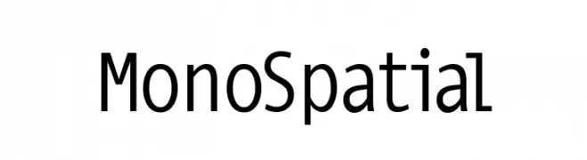MonoSpatial  Descarca Fonturi Gratis