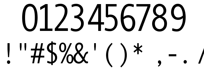MonoSpatial Font OTHER CHARS