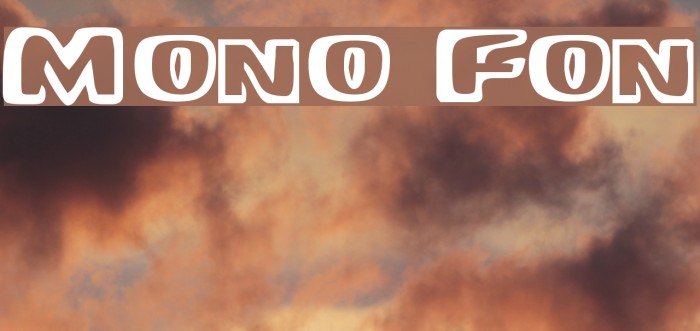 Mono Font examples