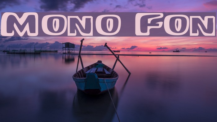 Mono Font examples