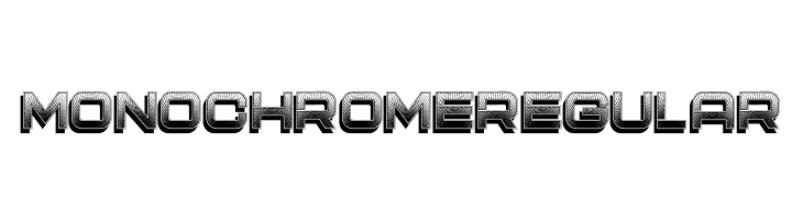 Monochrome Regular  Free Fonts Download