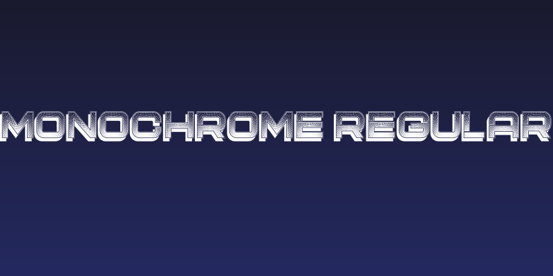 Monochrome Regular Social Header