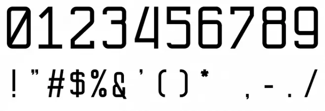 Monocode Regular Demo Font OTHER CHARS