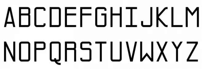 Monocode Regular Demo Schriftart Groß