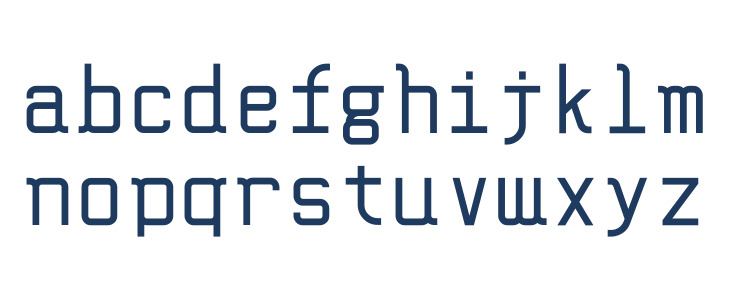 Monocode Regular Demo Lowercase