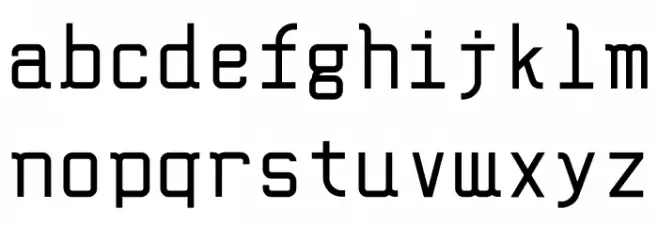 Monocode Regular Demo フォント 小文字