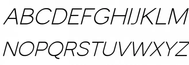 Monocole Free Italic 字体 大写