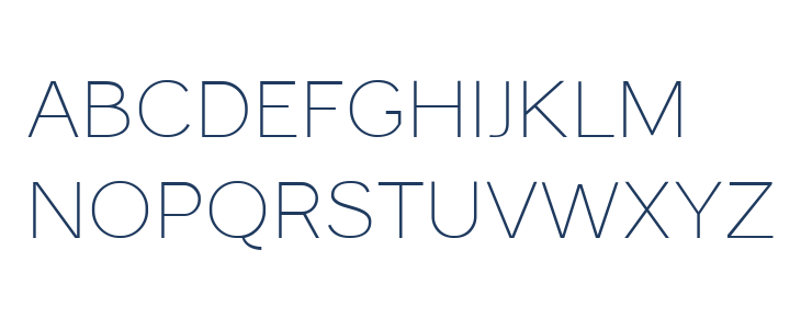 Monocole Free Thin Lowercase