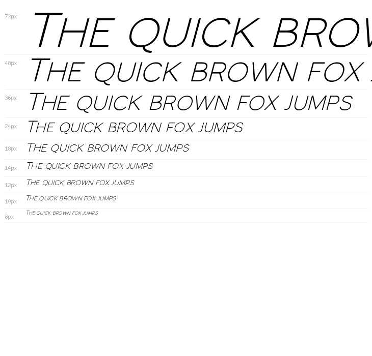 MonocoleFree-Italic Waterfall