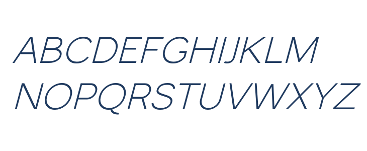 MonocoleFree-Italic Lowercase