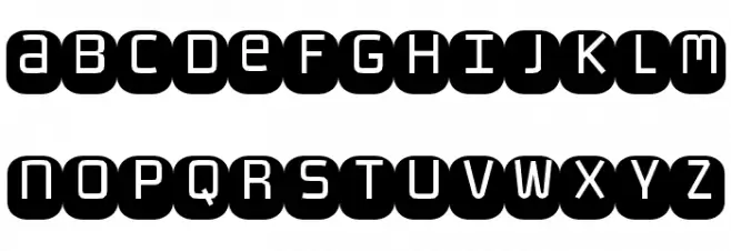 Monofett फ़ॉन्ट लोअरकेस