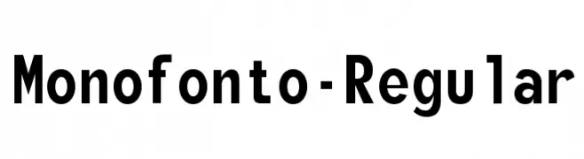 Monofonto-Regular  Free Fonts Download
