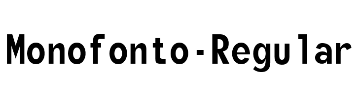 Monofonto-Regular  لخطوط تنزيل