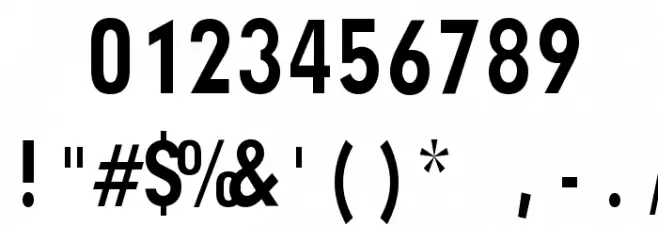 Monofonto Font OTHER CHARS