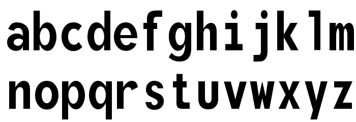 Monofonto Font LOWERCASE