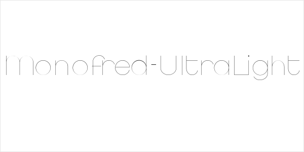 Monofred-UltraLight Logo