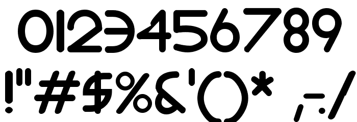 Monoglyceride DemiBold Font OTHER CHARS