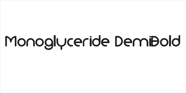 Monoglyceride DemiBold Logo