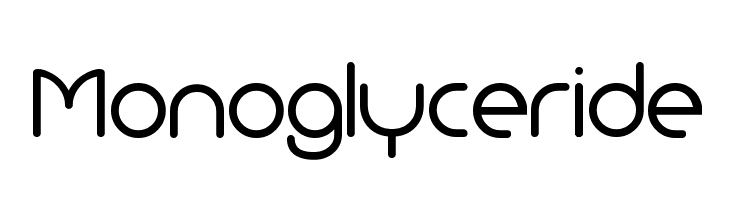 Monoglyceride Font