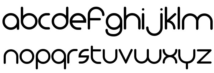 Monoglyceride Font LOWERCASE