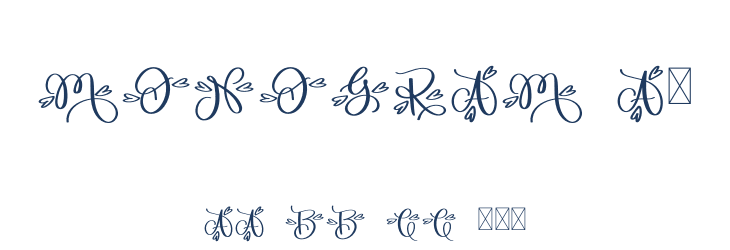 Monogram A1 Font Preview