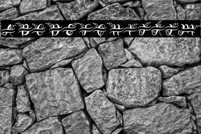 Monogram Butterfly Font examples