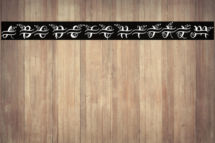 Monogram Butterfly Example 3