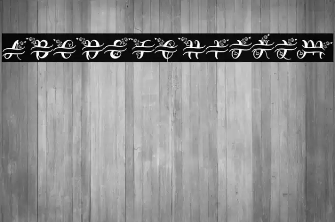 Monogram Butterfly Font examples