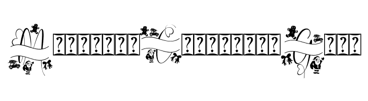 Monogram Christmas Gift Fuentes Gratis Descargar