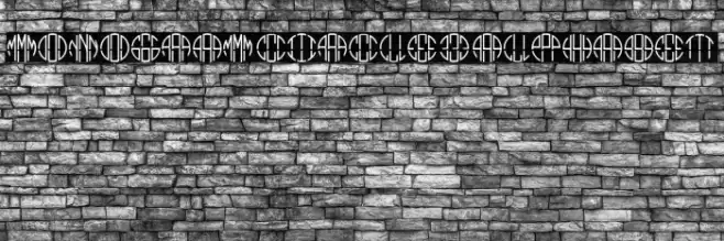 Monogram Circle 3 Alphabet Caratteri examples