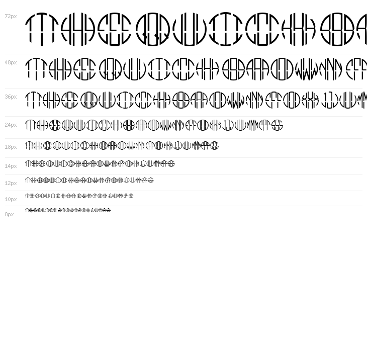 Monogram Circle 3 Alphabet Waterfall